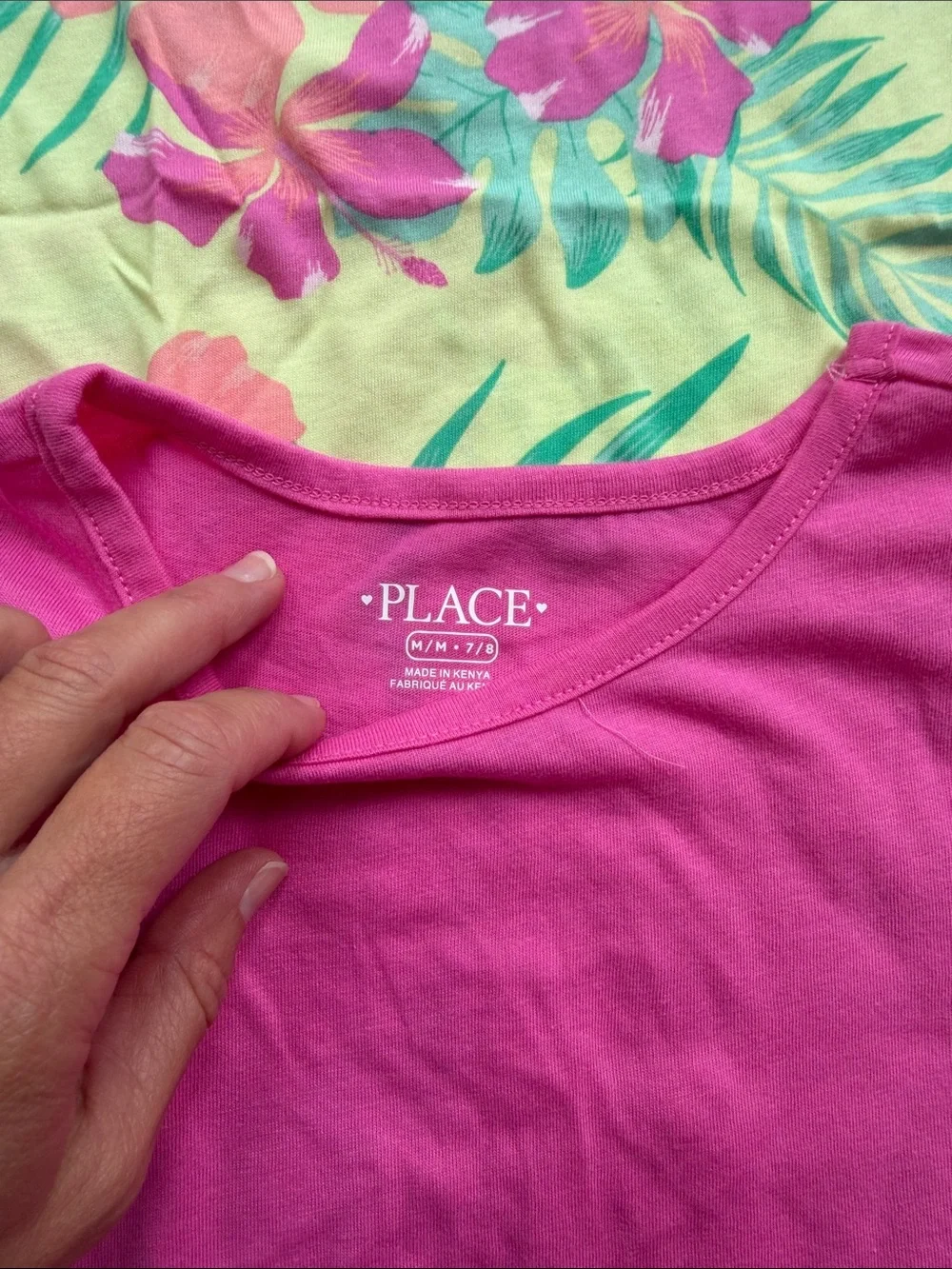 NWT - 4 Children's Place Girls' Rainbow Tie-Dye Tee - Multicolor size medium